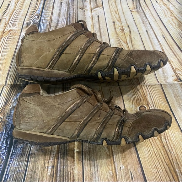 Skechers 46071 Brown Leather Walking Shoes Size 8.5 - Picture 5 of 5